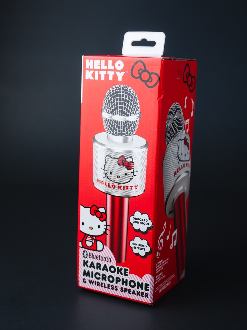•NEW IN BOX• Hello Kitty Red Bluetooth Karaoke Microphone